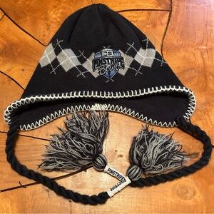 2013 Pinstripe Bowl Winter Hat NEW ERA Ski Snow Snowboard Black